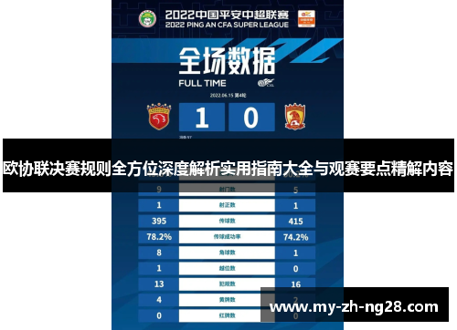 欧协联决赛规则全方位深度解析实用指南大全与观赛要点精解内容